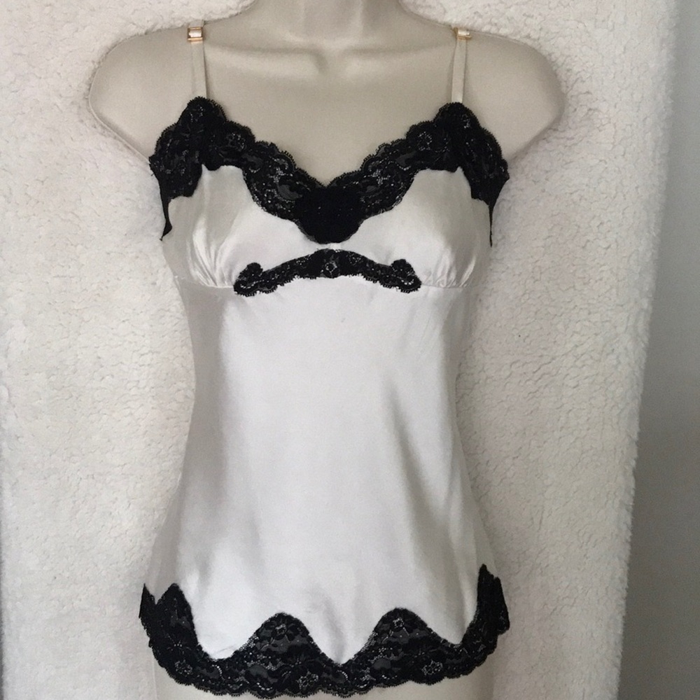 ❌SOLD❌EXPRESS ivory silk camisole - Picture 1 of 8